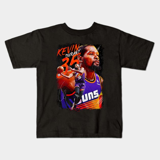 KD 35 Kids T-Shirt by LunaGFXD